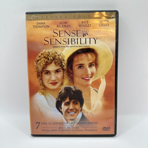 Sense And Sensibility Special Edition Emma Thompson Alan Rickman DVD Columbia - Picture 2 of 4